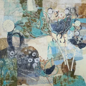 Flowers in Blue